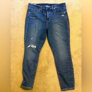 Plus Size GAP True Skinny High Rise jeans